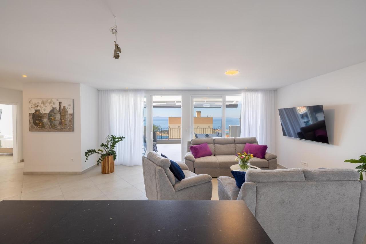 Villa Smaragd - Lapis - Luxury Apartment With Shared Pool Μακάρσκα Εξωτερικό φωτογραφία