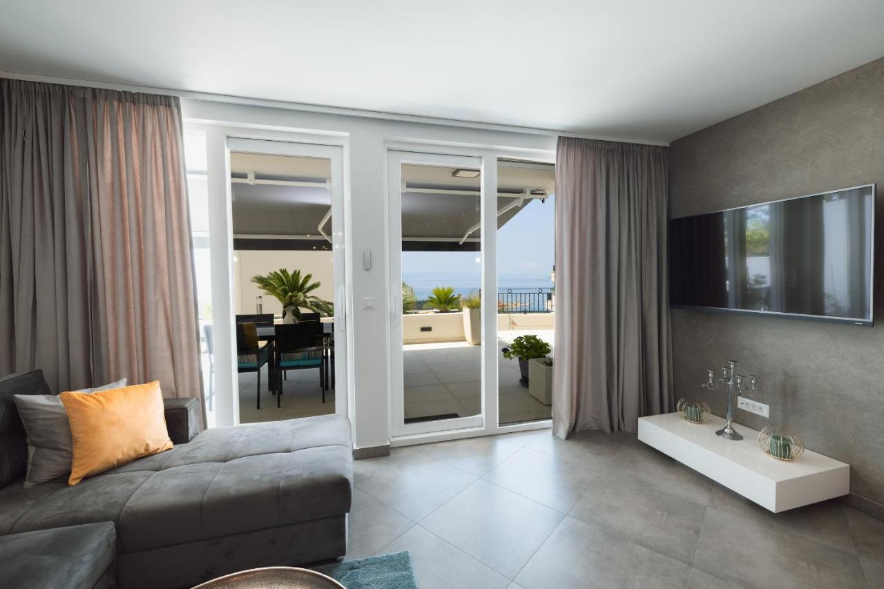 Villa Smaragd - Lapis - Luxury Apartment With Shared Pool Μακάρσκα Εξωτερικό φωτογραφία